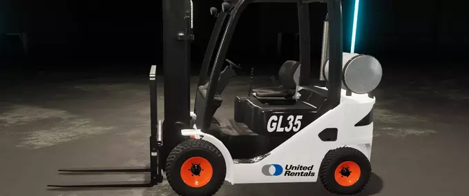 United Rentals Bobcat Forklift Edit Mod Image