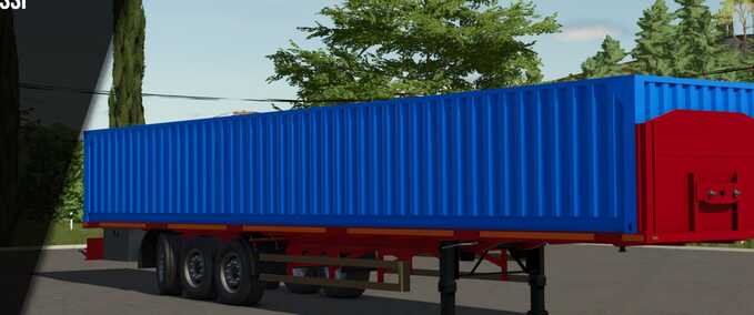 fifth wheel Lizard 3-Axle Semi-Trailer Farming Simulator mod
