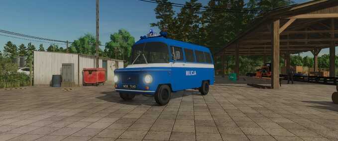 Other Vehicles Nysa 522 Citizens' Militia Farming Simulator mod
