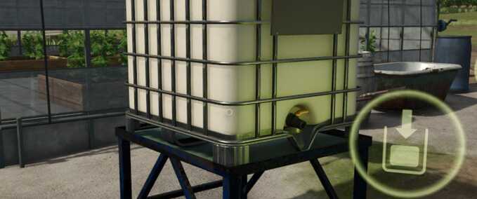 Placeable Objects Small Water Tank Farming Simulator mod