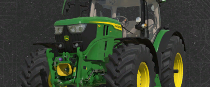 Tractors John Deere 6R 145-185 Farming Simulator mod