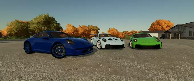 Cars Porsche 911 GT3 Pack Farming Simulator mod