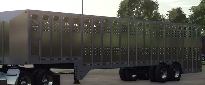 Animal Transport EBY Groundload Livestock Trailer Farming Simulator mod
