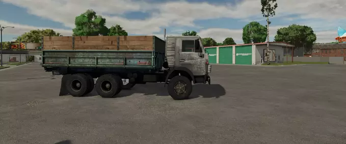 Other trailers KamAZ 5320 and GKB 8551 Farming Simulator mod