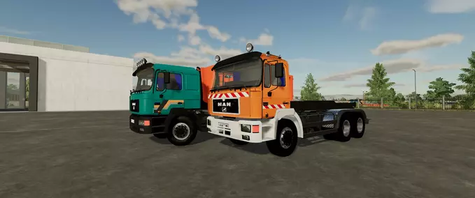 MAN 26.372 Hooklift Truck Mod Image