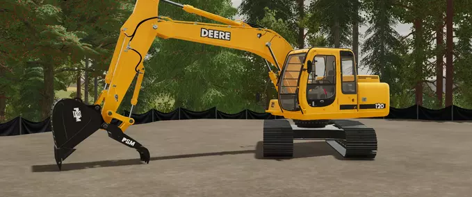 Hitachi / John Deere 120 Excavator Mod Image