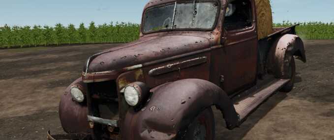 1937 GMC Rusty Truck Mod Image