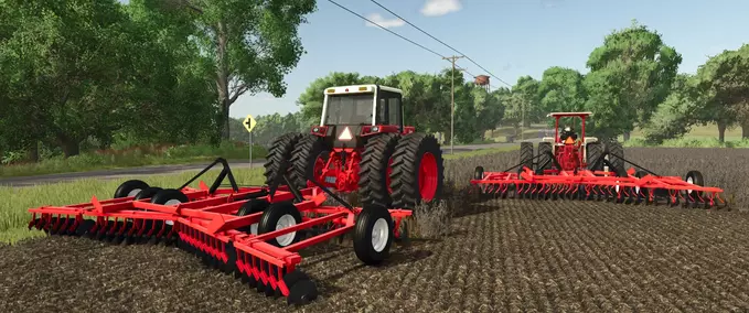 Disc Harrows International Harvester 20ft 490 Disk Farming Simulator mod