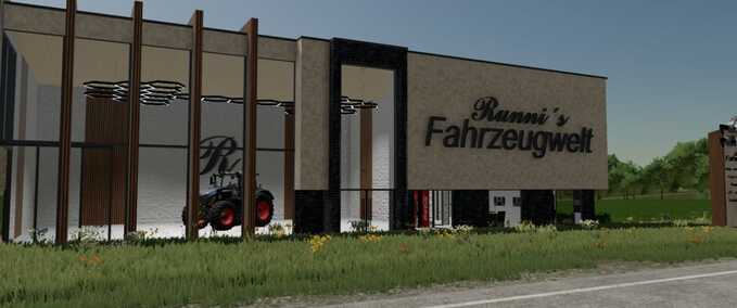 Placeable Objects Runni's Vehicle World - Car Dealership Farming Simulator mod