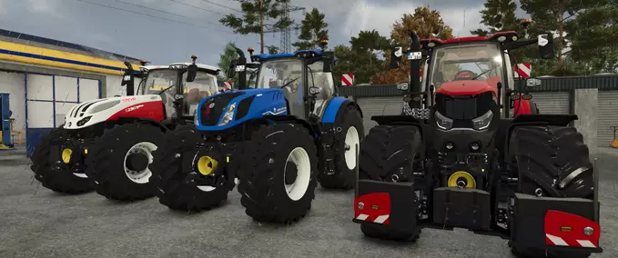 Case IH Optum AFS + Steyr Terrus CVT + New Holland T7 HD Mod Image