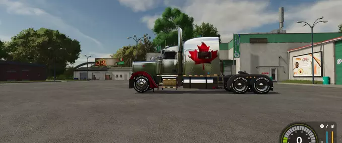 fifth wheel Peterbilt 388 Farming Simulator mod