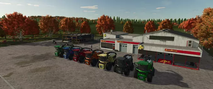 Combines & Excavators John Deere 9000 Series Multicolor Farming Simulator mod