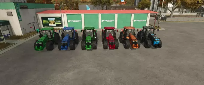 John Deere 8R Multicolor Mod Image