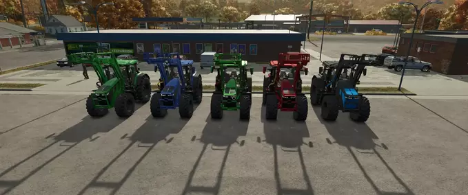 John Deere 7R with Front Loader Mod Image