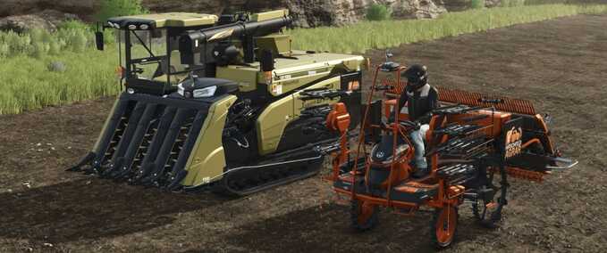 Rice Planters & Harvesters Mod Image