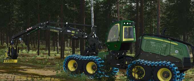 Forestry John Deere 1270G Farming Simulator mod