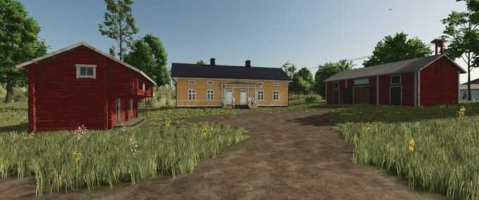 Decoration Traditional Finnish Farmhouses Farming Simulator mod