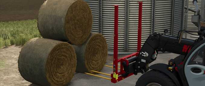 front loader Bale Spike Farming Simulator mod