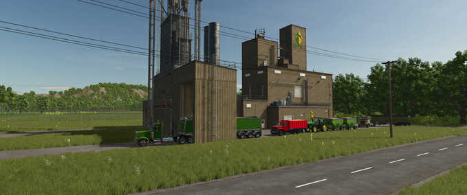Factories Central Ethanol and Animal Feed Plant Farming Simulator mod