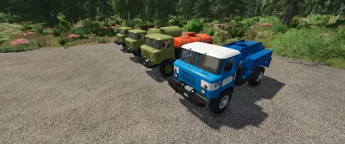 Other Vehicles GAZ 66 Pack Farming Simulator mod