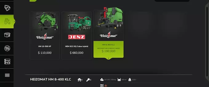 Forestry Heizomat HM 8-400 Unreal Farming Simulator mod
