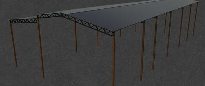 Sheds Open Pole Metal Shed Farming Simulator mod