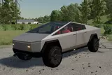 Tesla Cybertruck with Snow Plow Mod Thumbnail