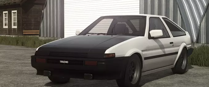 Cars Toyota AE86 Trueno Farming Simulator mod
