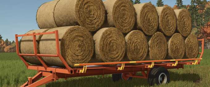 bale transport Samopal Bale Trailer Farming Simulator mod