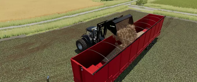 Dropdeck Trailer - Autoload Bales Mod Image