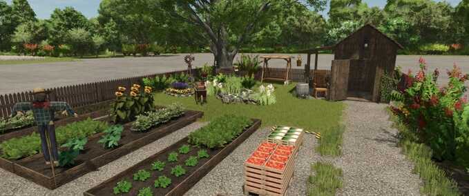 Greenhouses Open Air Garden Farming Simulator mod
