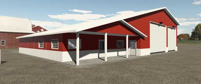 Buildings with Functions Living Shed Farming Simulator mod