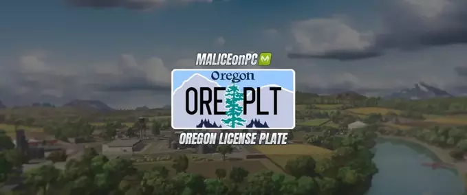 Oregon License Plate Mod Image