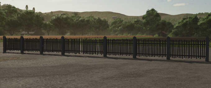 Decoration Old Style Fence Farming Simulator mod