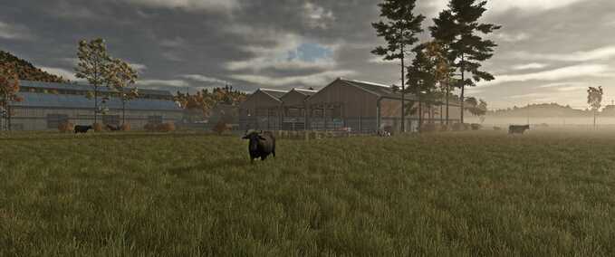 Animal Pens Customizable Fence Cow Barn Farming Simulator mod