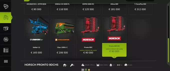 Horsch Pronto 9 DC Mod Image
