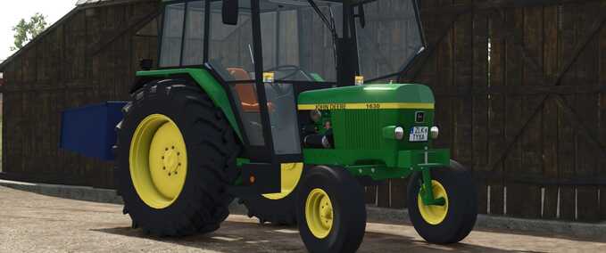 Tractors John Deere 1630 with Front Loader Farming Simulator mod