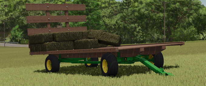 John Deere 1075 Hay Wagon Mod Image