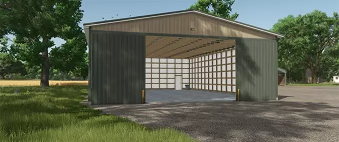 Buildings 100x55 Shop Building Farming Simulator mod