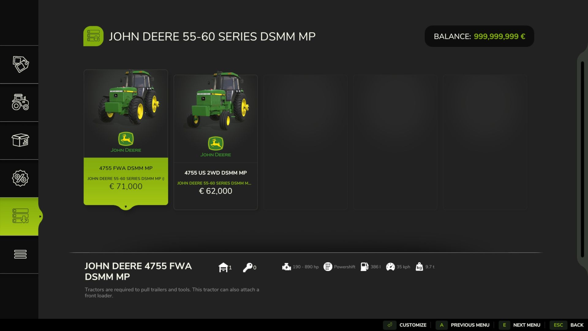 John Deere 4755 - 4960 - Thumbnail 1