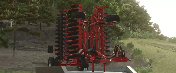 Disc Harrows Kverneland Qualidisc Rust Edition Farming Simulator mod