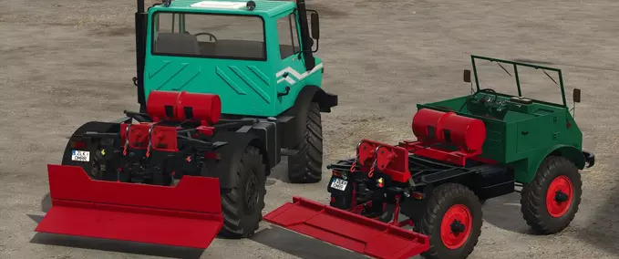 Forestry Forestry Winch for Unimog U411 & U436 Farming Simulator mod