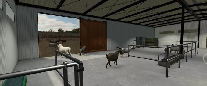 Modern Metal Sheep Barn Mod Image