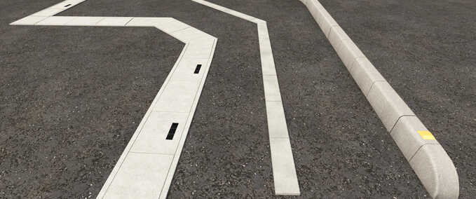 Curbstone Fence Pack Mod Image