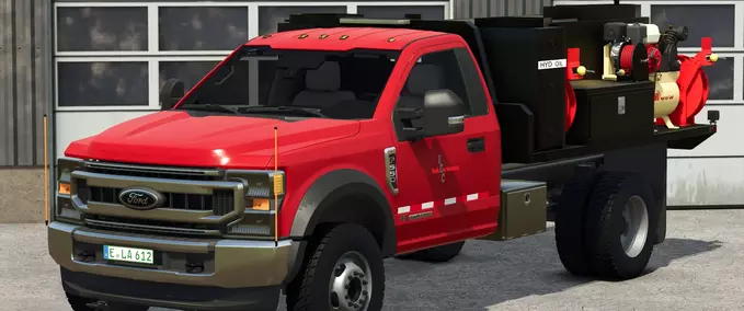 Ford F550 Septic Service & Fuel and Lube Trucks Mod Image