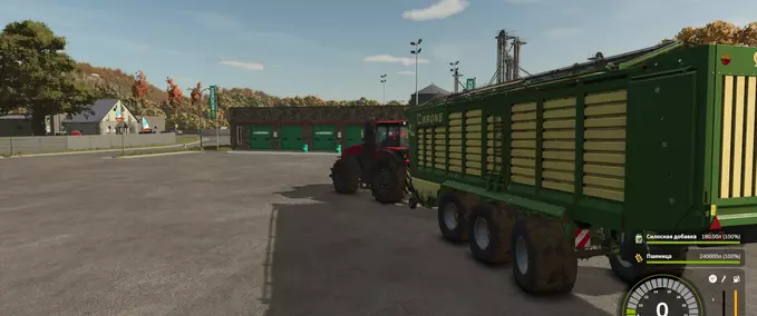 Forage Wagons Krone ZX560GD Forage Trailer Farming Simulator mod