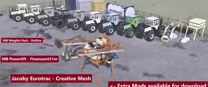 Mercedes Benz MB Trac 442/443 Pack Mod Image
