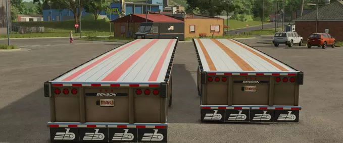 Benson 48ft Flatbed Trailer Mod Image