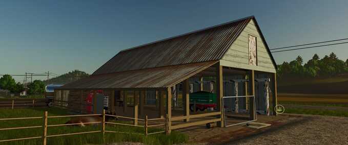 Animal Pens Old Australian Milking Shed Farming Simulator mod