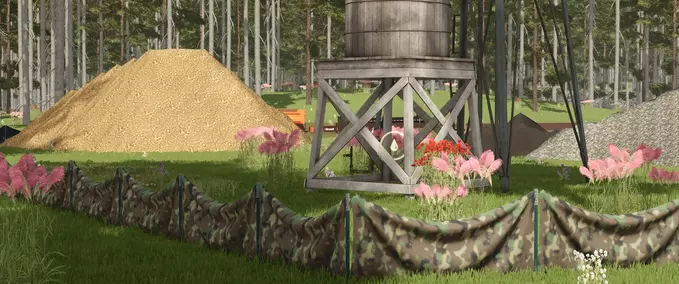 Decoration Construction Fences Farming Simulator mod